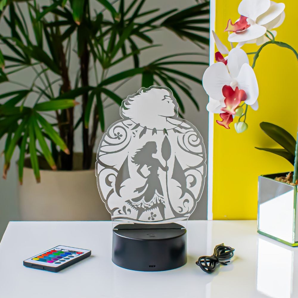 Luminária de Led - Moana e Maui Luminária de Led - Moana e Maui