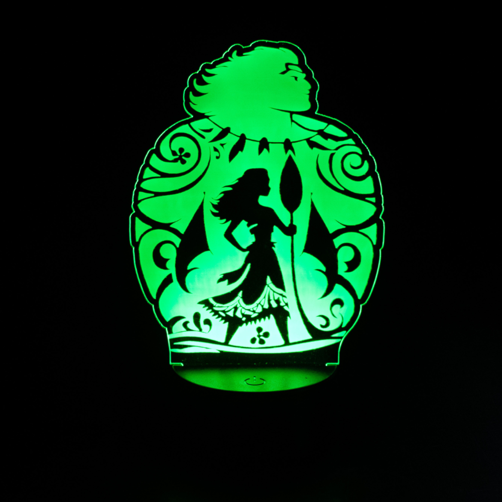 Luminária de Led - Moana e Maui Luminária de Led - Moana e Maui