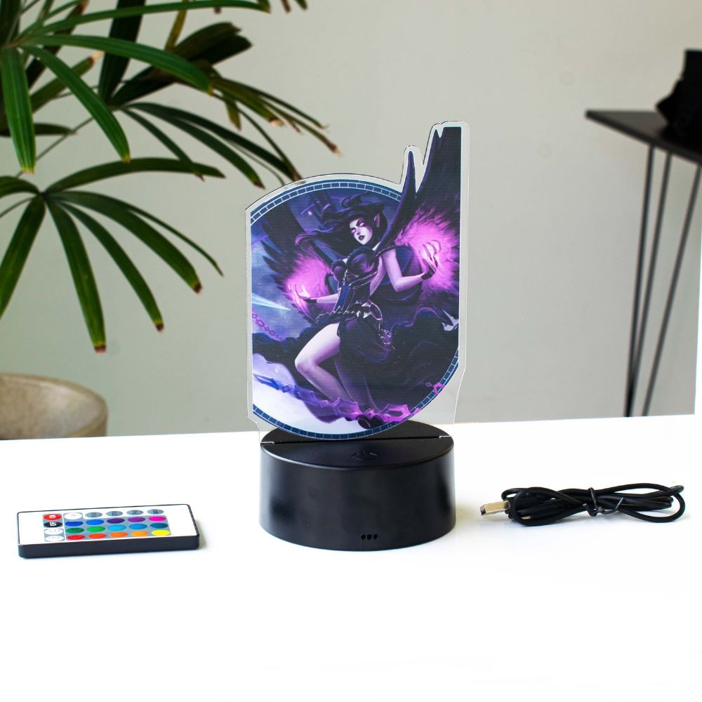 Luminária de Led - Morgana League Of Legends Luminária de Led - Morgana League Of Legends