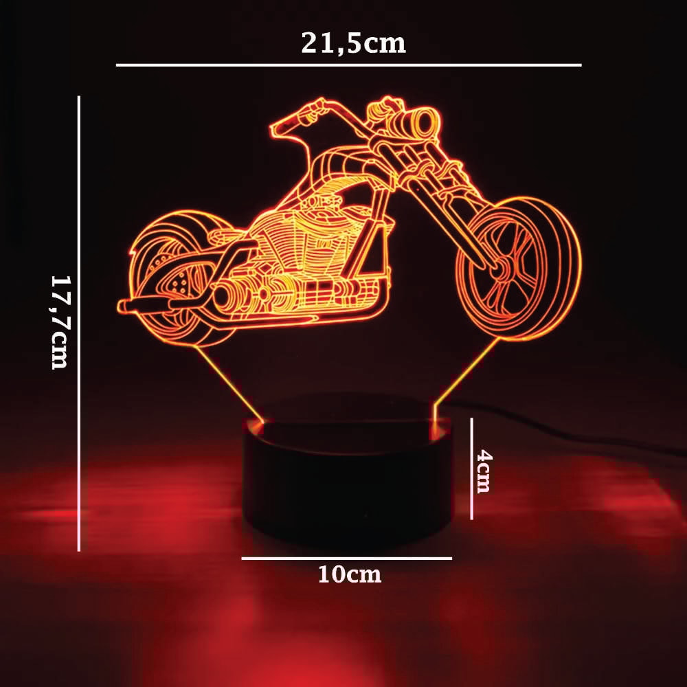 Luminária de Led - Moto Luminária de Led - Moto