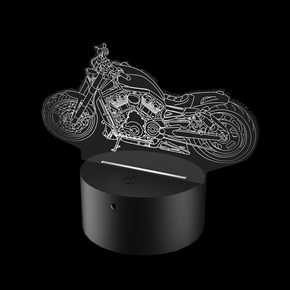 Luminária de Led - Moto Harley Davidson