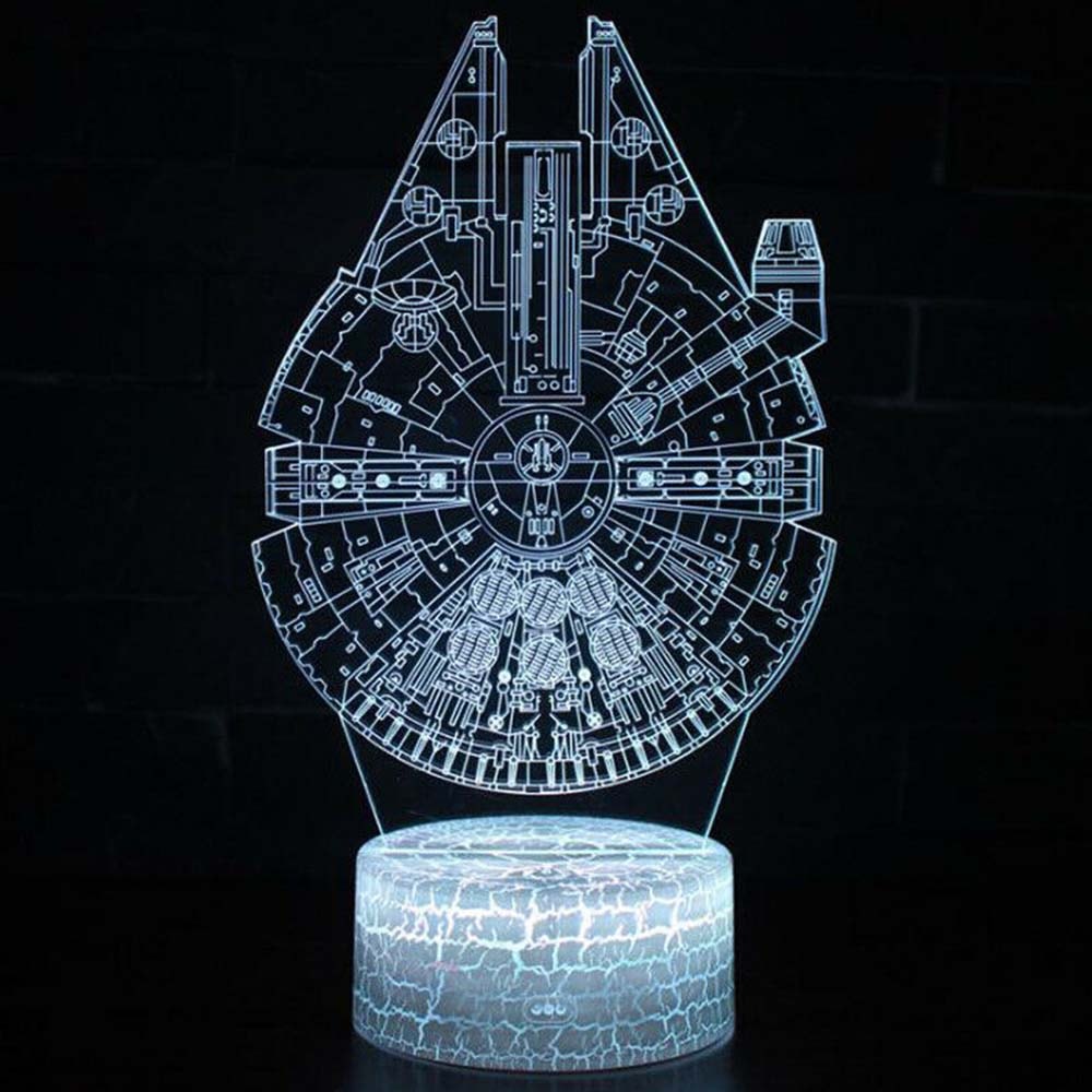 Luminária de Led - Nave Millenium Falcon Star Wars Luminária de Led - Nave Millenium Falcon Star Wars