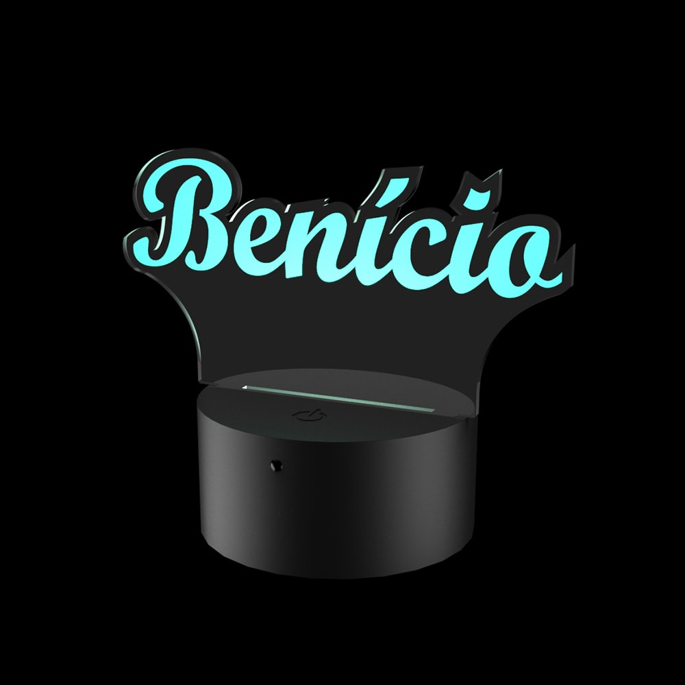 Luminária de Led - Nome Personalizado Luminária de Led - Nome Personalizado