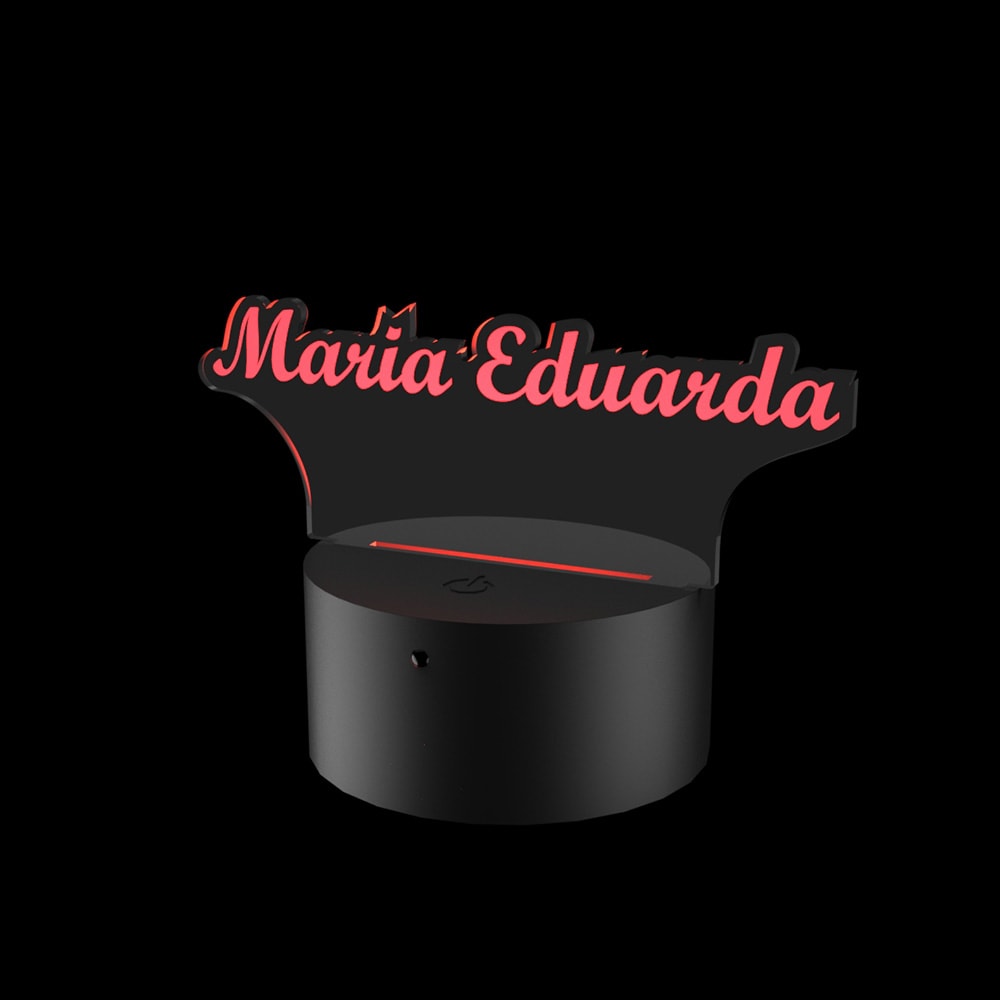 Luminária de Led - Nome Personalizado Luminária de Led - Nome Personalizado