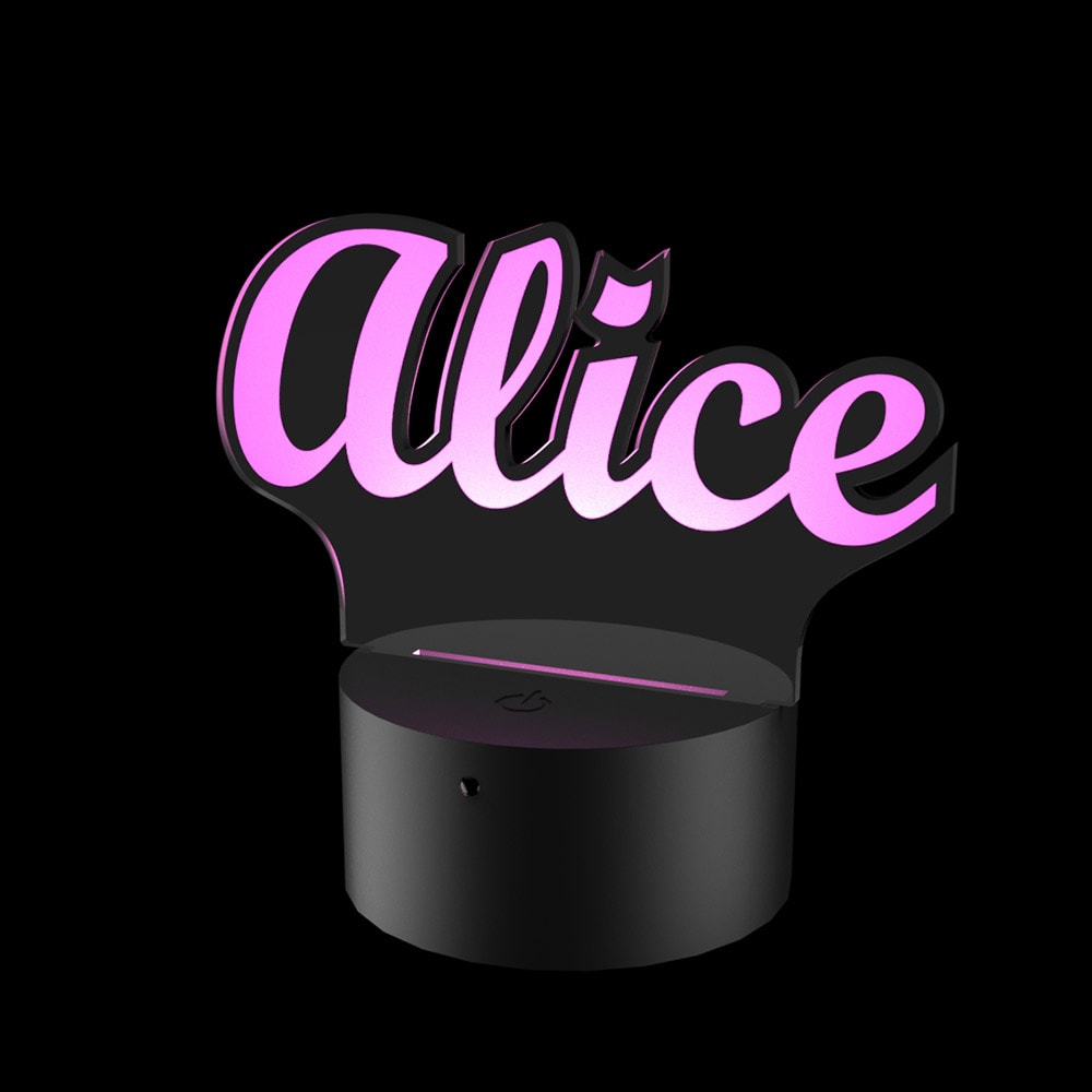 Luminária de Led - Nome Personalizado Luminária de Led - Nome Personalizado