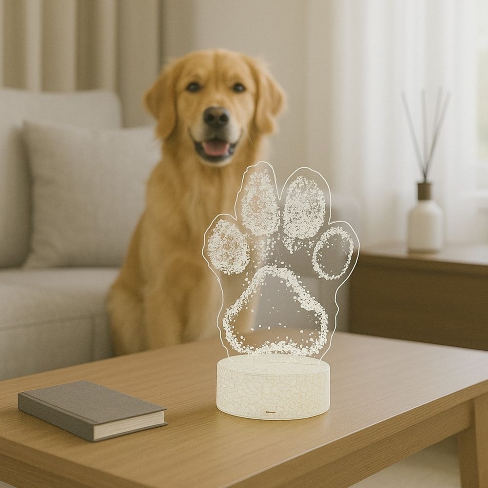 Luminária de Led - Patinha de Pet