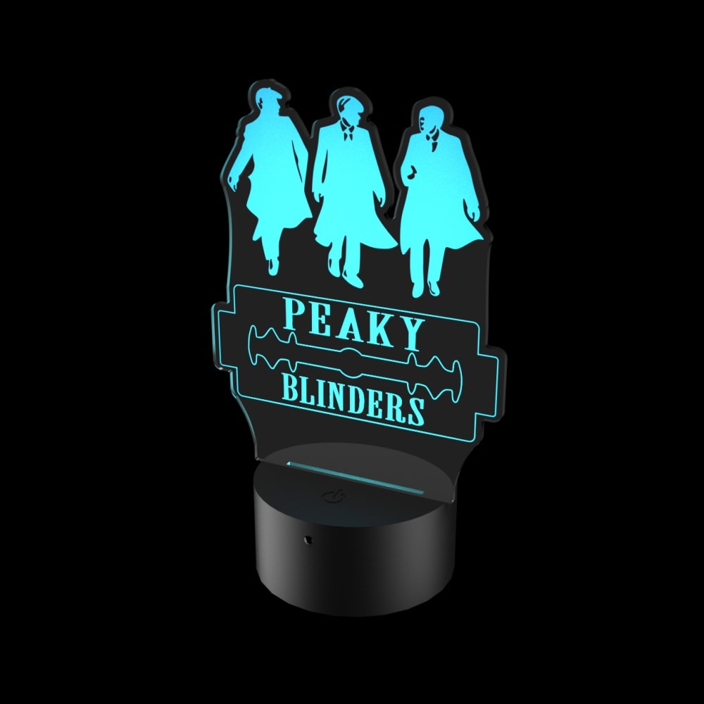 Luminária de Led - Peaky Blinders
 Luminária de Led - Peaky Blinders