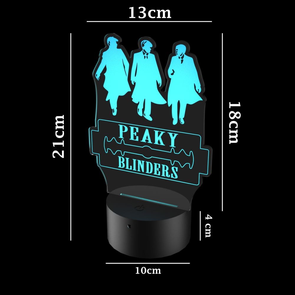 Luminária de Led - Peaky Blinders
 Luminária de Led - Peaky Blinders