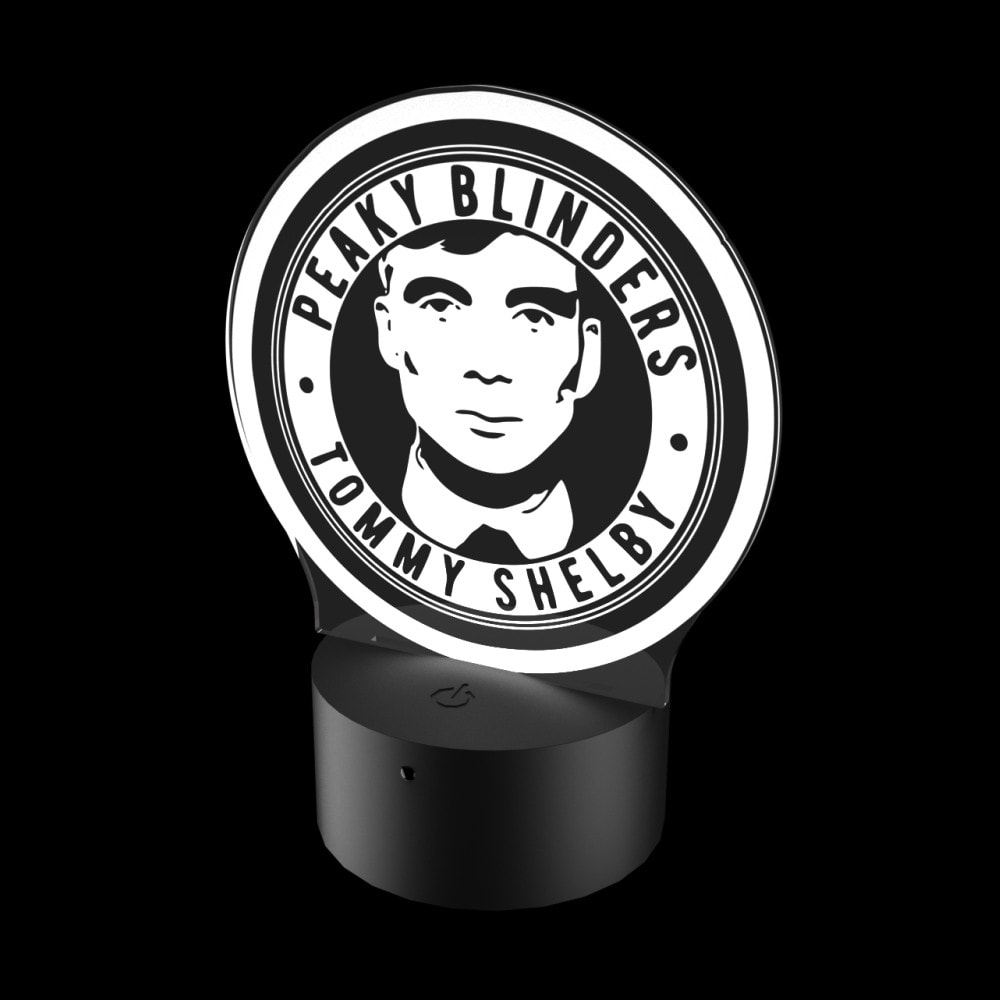 Luminária de Led - Peaky Blinders Tommy Shelby Luminária de Led - Peaky Blinders Tommy Shelby