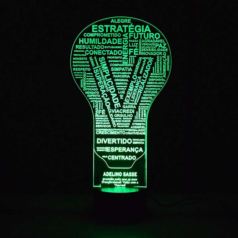 Luminária de Led - Personalizada para sua Marca Luminária de Led - Personalizada para sua Marca