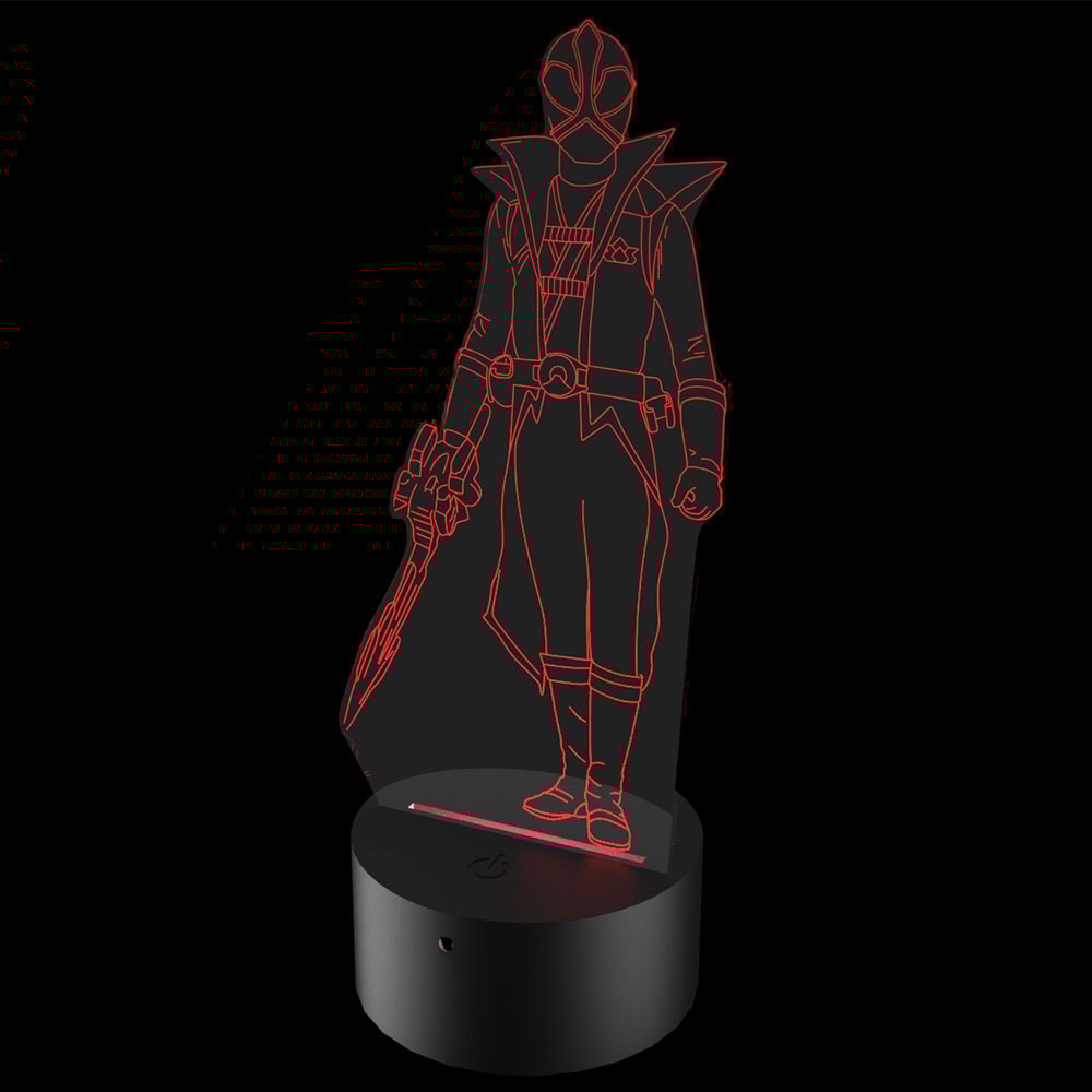 Luminária de Led - Power Ranger Vermelho Luminária de Led - Power Ranger Vermelho