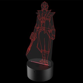 Luminária de Led - Power Ranger Vermelho