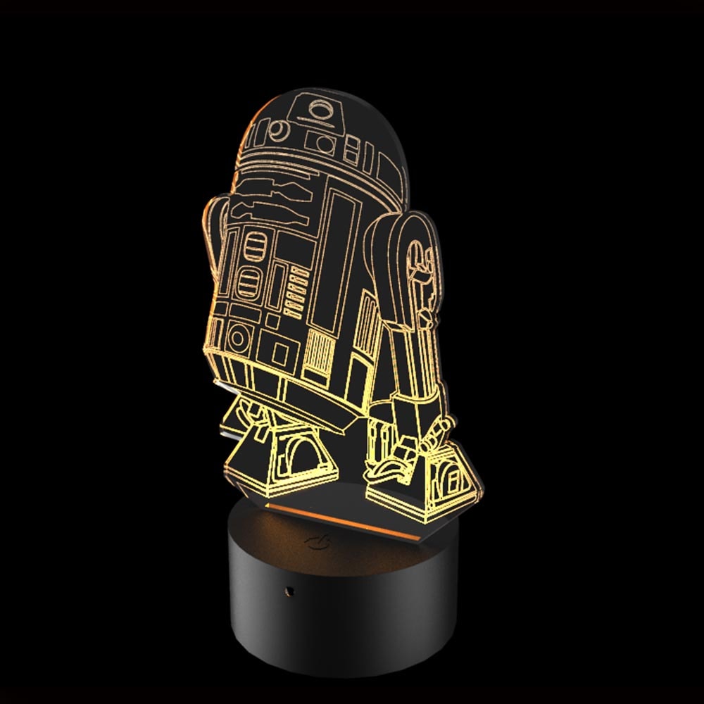 Luminária de Led - R2-D2 Star Wars Luminária de Led - R2-D2 Star Wars