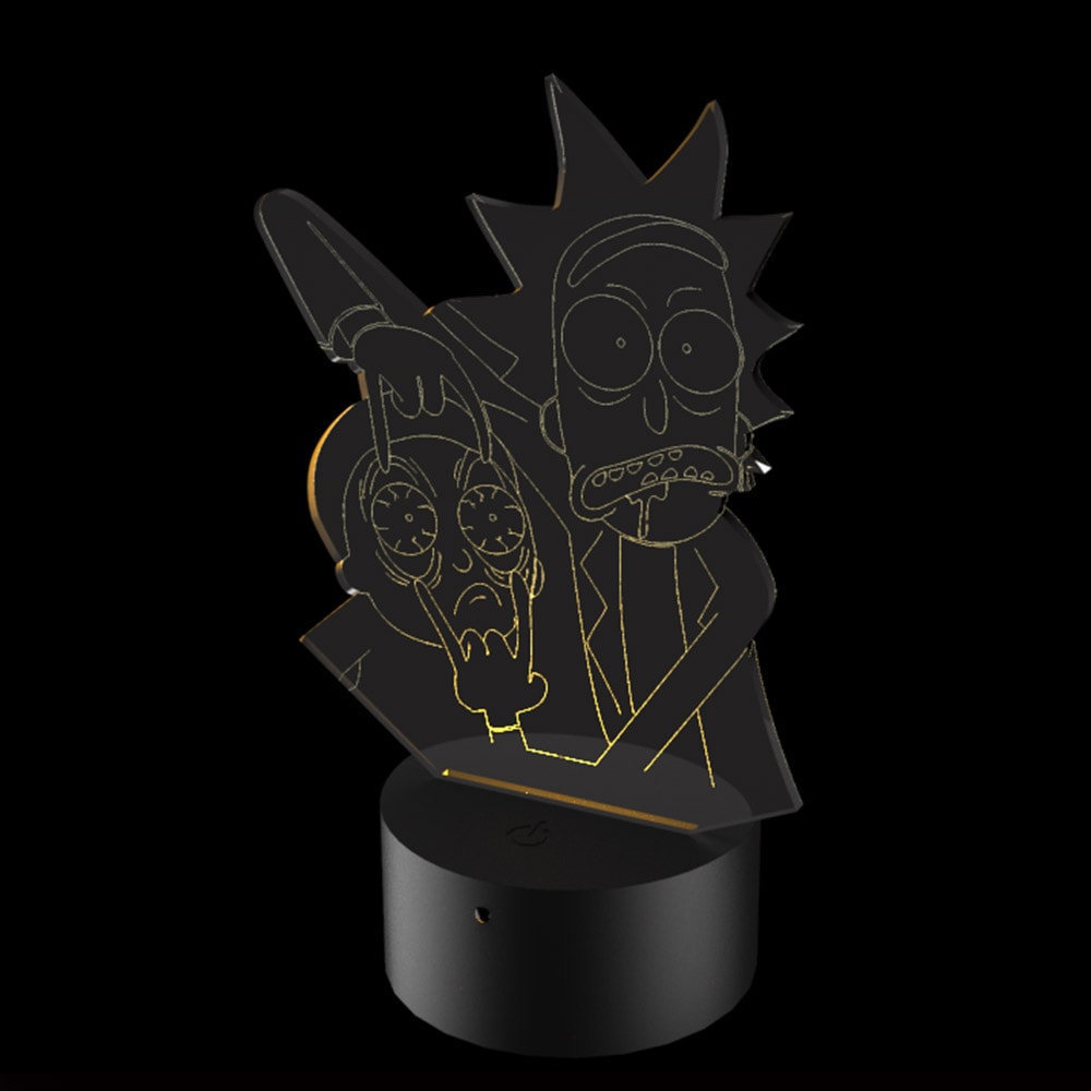 Luminária de Led - Rick e Morty Aventuras Luminária de Led - Rick e Morty Aventuras