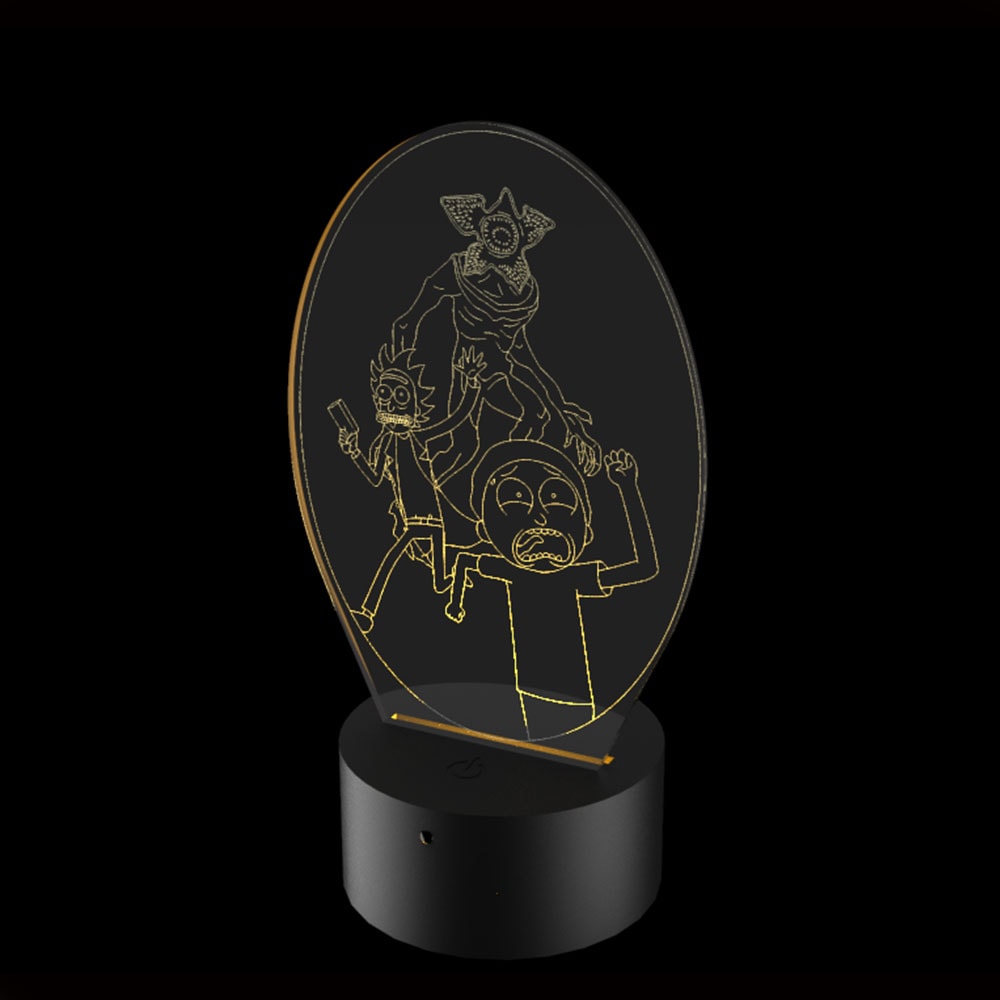 Luminária de Led - Rick e Morty Demogorgon Luminária de Led - Rick e Morty Demogorgon