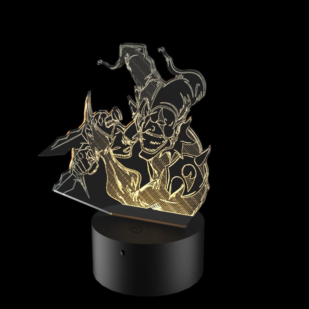 Luminária de Led - Shaco League Of Legends Luminária de Led - Shaco League Of Legends