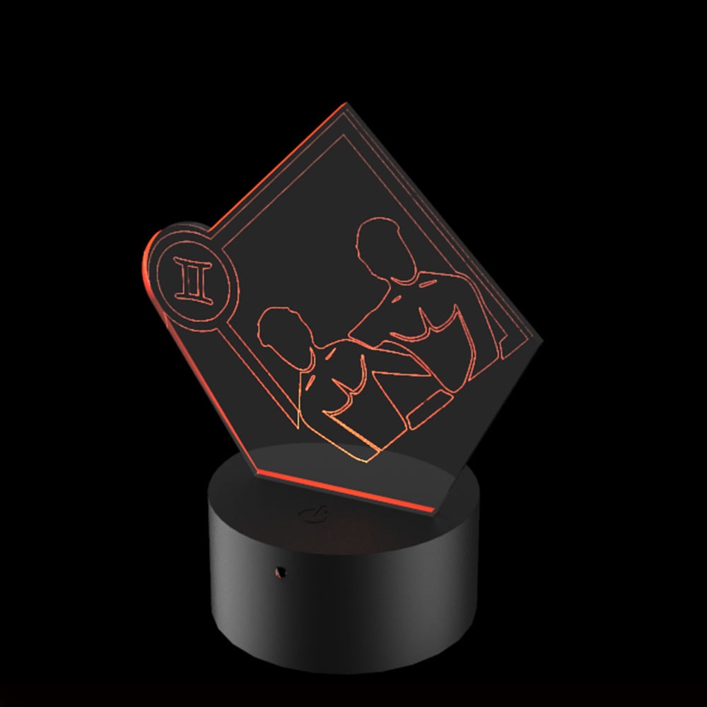 Luminária de Led - Signo Gêmeos Luminária de Led - Signo Gêmeos