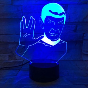 Luminária de Led - Spock Star Trek
