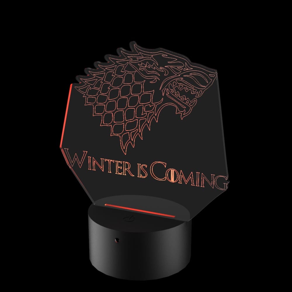 Luminária de Led - Stark Game Of Thrones Luminária de Led - Stark Game Of Thrones