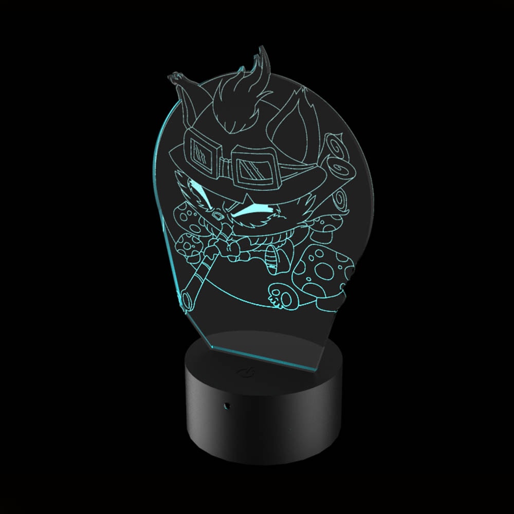 Luminária de Led - Teemo League Of Legends