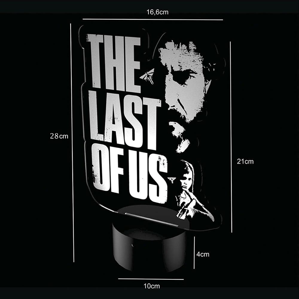 Luminária de Led - The Last Of Us Joel e Ellie Luminária de Led - The Last Of Us Joel e Ellie