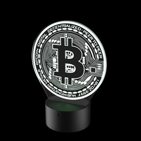Luminária de Led - Trade Bitcoin