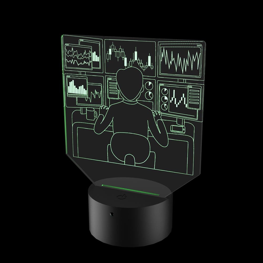 Luminária de Led - Trader Bolsa de Valores Luminária de Led - Trader Bolsa de Valores