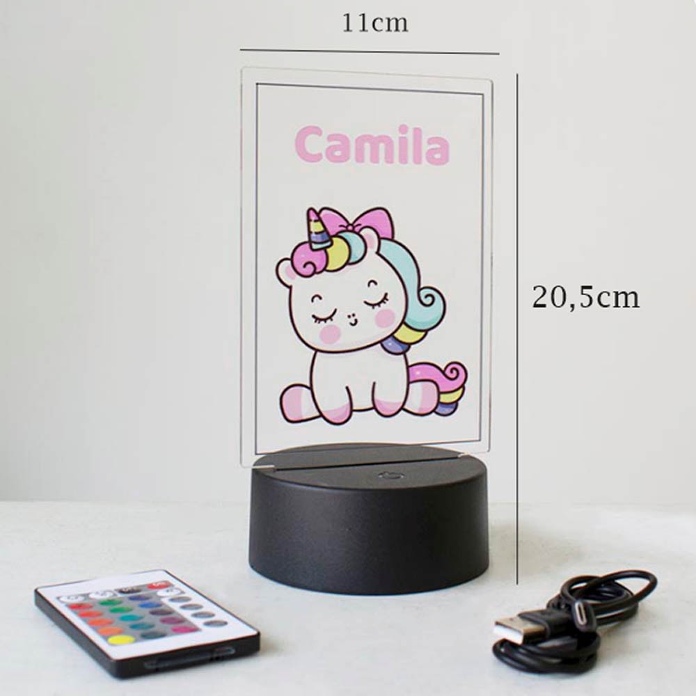 Luminária de Led - Unicórnio Baby Luminária de Led - Unicórnio Baby