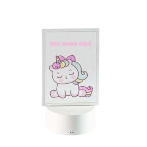 Luminária de Led Unicórnio Bebê
