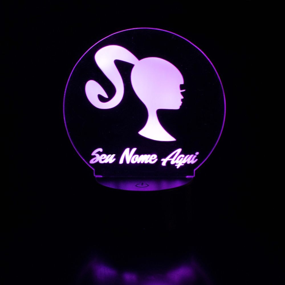 Luminária de Led – Barbie Luminária de Led – Barbie