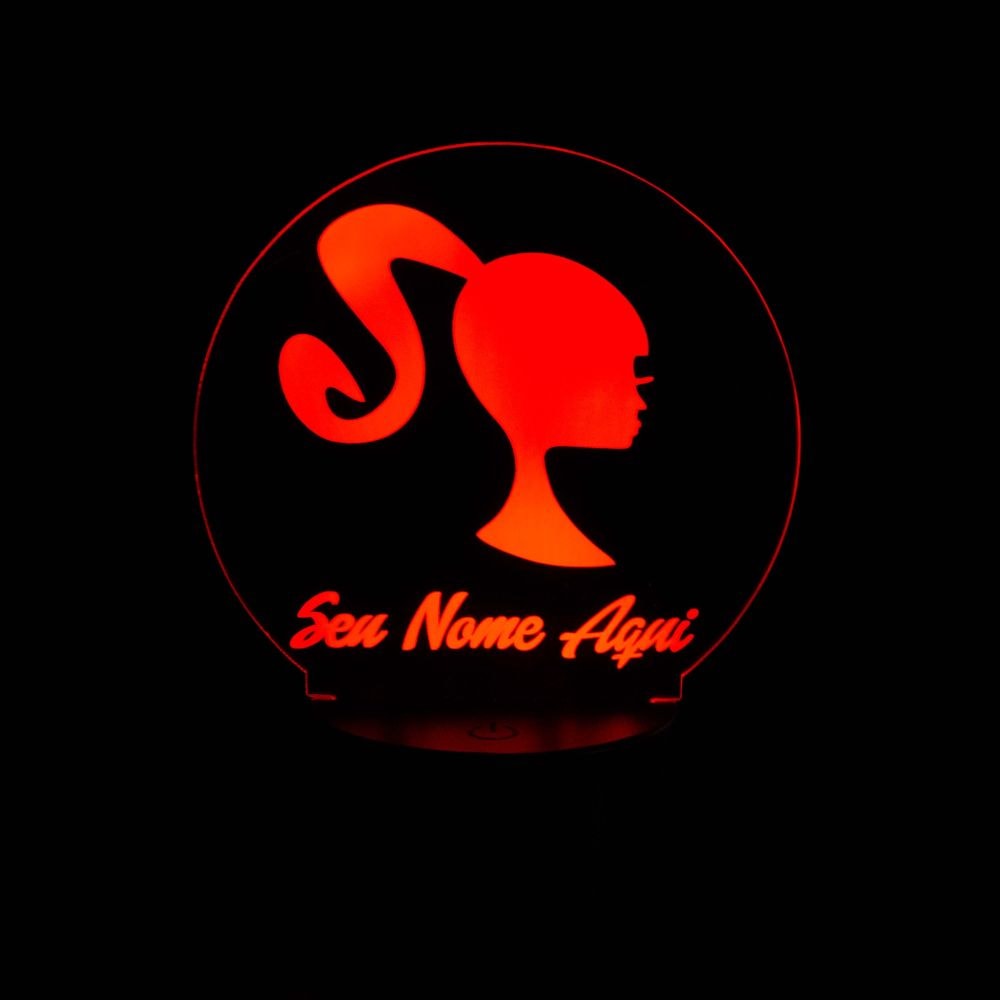 Luminária de Led – Barbie Luminária de Led – Barbie