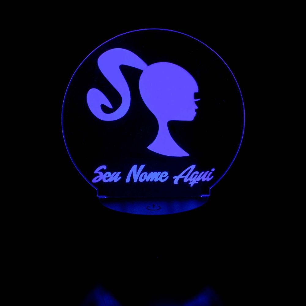 Luminária de Led – Barbie Luminária de Led – Barbie