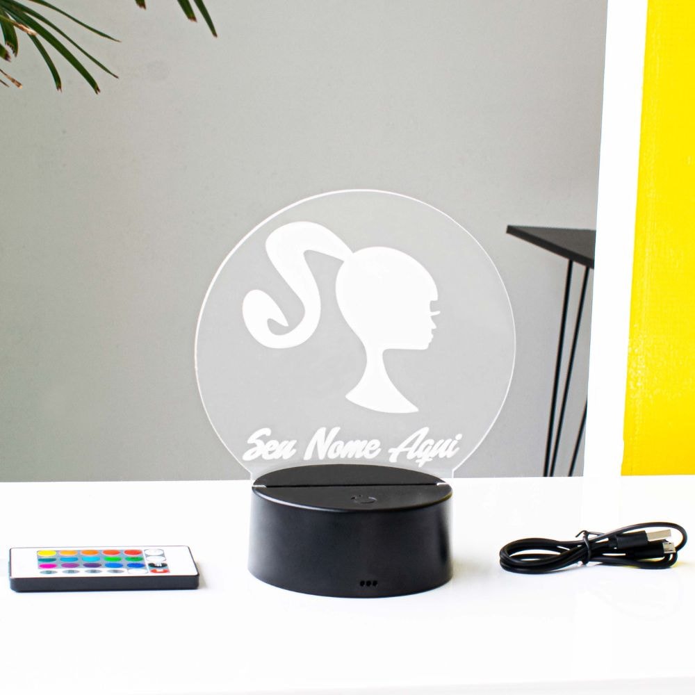 Luminária de Led – Barbie Luminária de Led – Barbie