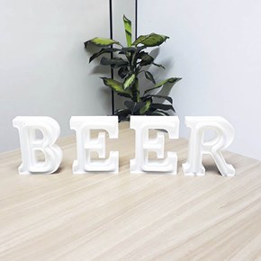 Luminária Letras de LED - Beer