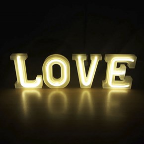 Luminária Letras de LED - Love