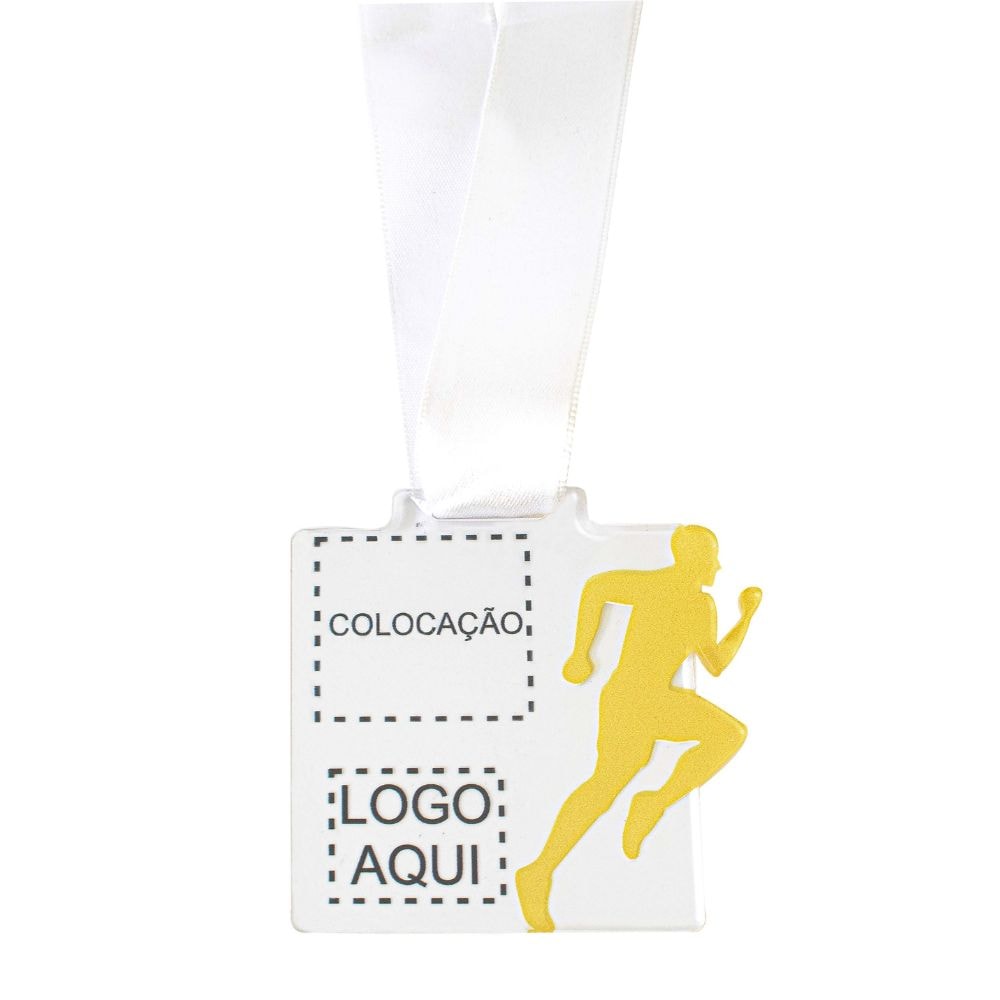Medalha Acrílico Cristal Personalizada Esportiva Quadrada Medalha Acrílico Cristal Personalizada Esportiva Quadrada