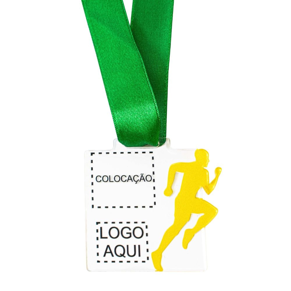 Medalha Acrílico Cristal Personalizada Esportiva Quadrada Medalha Acrílico Cristal Personalizada Esportiva Quadrada