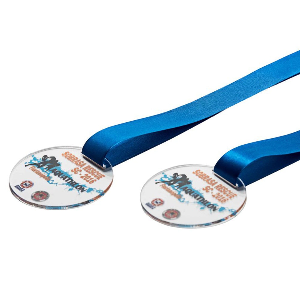 Medalha Acrílico Cristal Personalizada Redonda Medalha Acrílico Cristal Personalizada Redonda