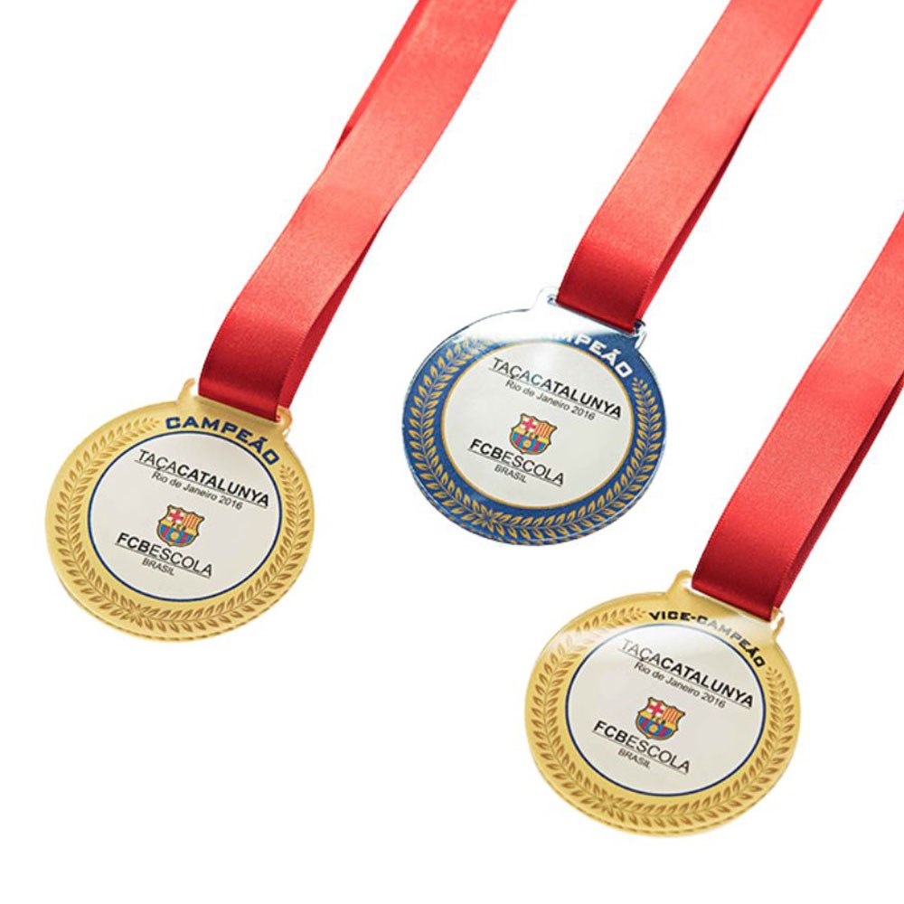 Medalha Acrílico Cristal Personalizada Redonda