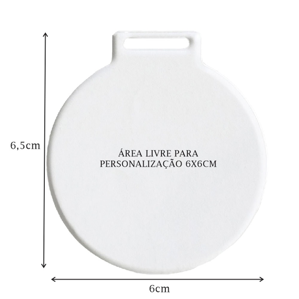 Medalha Acrílico Cristal Personalizada Redonda Medalha Acrílico Cristal Personalizada Redonda