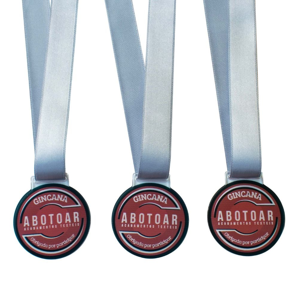 Medalha Acrílico Cristal Personalizada Redonda Medalha Acrílico Cristal Personalizada Redonda