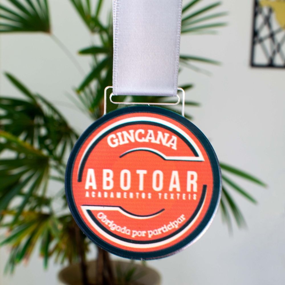 Medalha Acrílico Cristal Personalizada Redonda Medalha Acrílico Cristal Personalizada Redonda