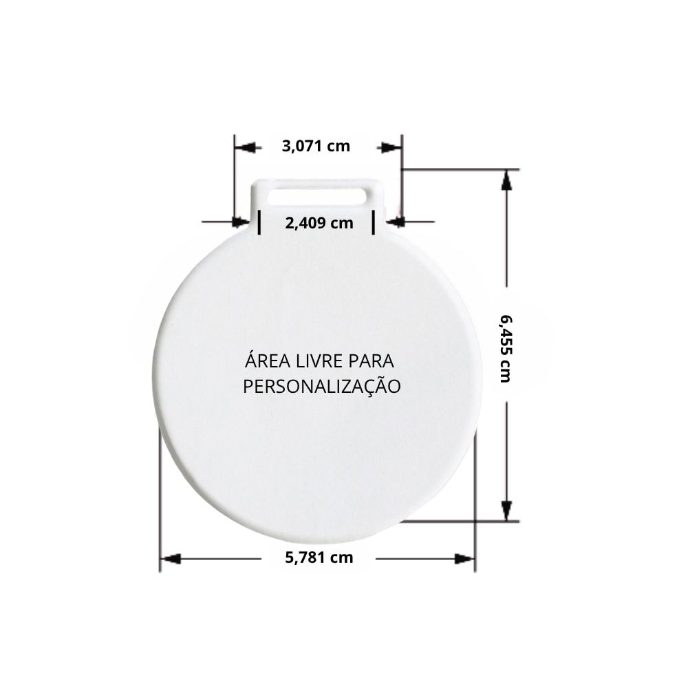 Medalha Acrílico Cristal Sem Personalização Medalha Acrílico Cristal Sem Personalização