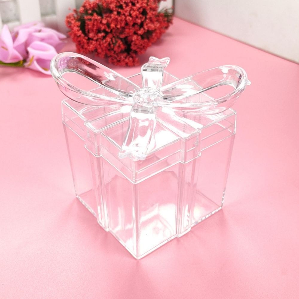 Mini Caixa Quadrada em Acrílico Cristal Mini Caixa Quadrada em Acrílico Cristal