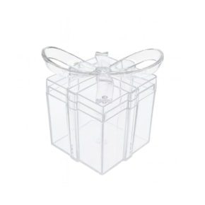 Mini Caixa Quadrada em Acrílico Cristal