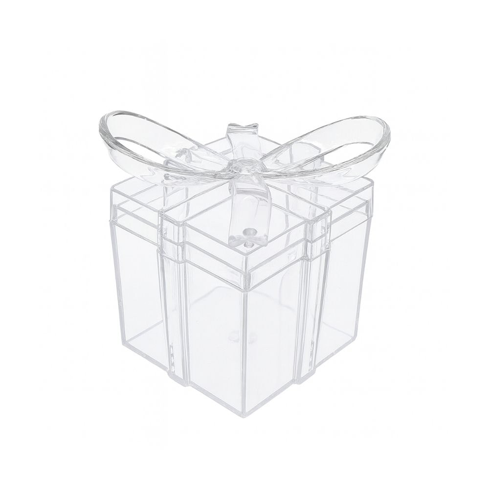 Mini Caixa Quadrada em Acrílico Cristal Mini Caixa Quadrada em Acrílico Cristal