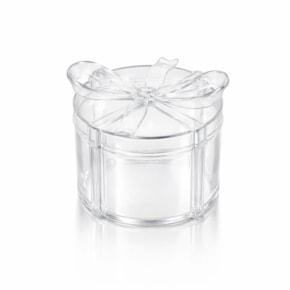 Mini Caixa Redonda em Acrílico Cristal