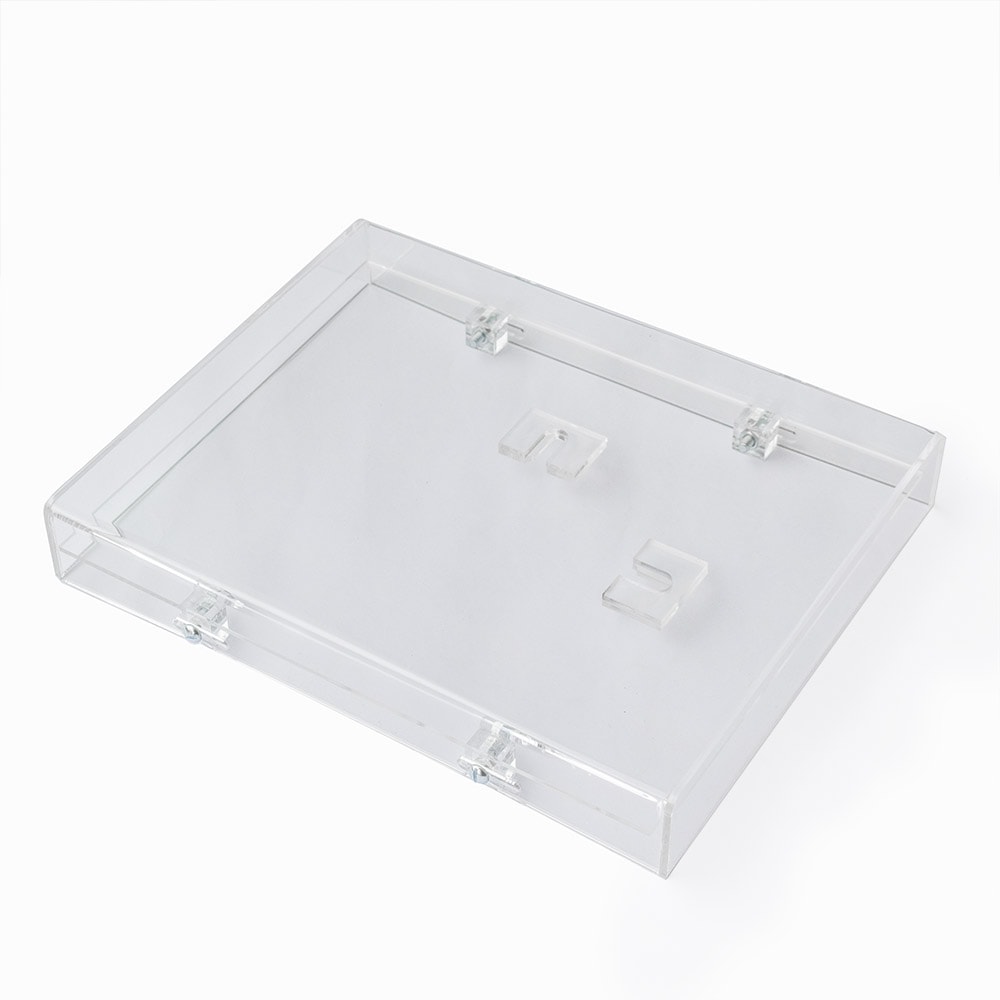 Moldura Caixa de Acrílico Cristal 15x15cm