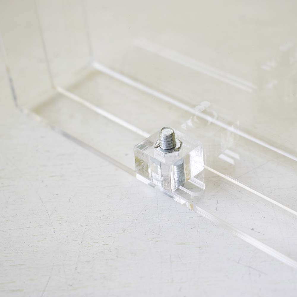 Moldura Caixa de Acrílico Cristal 15x15cm