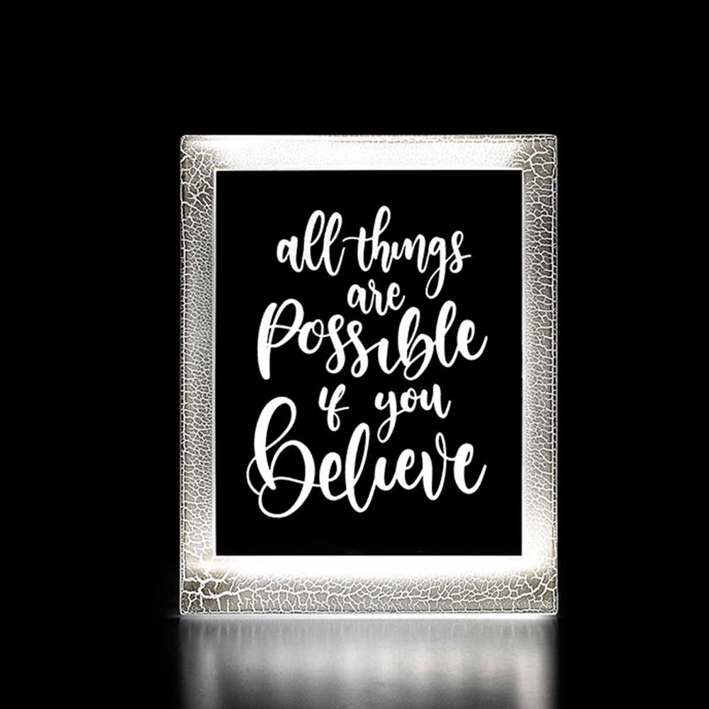 Moldura Decorativa Led - Believe Moldura Decorativa Led - Believe